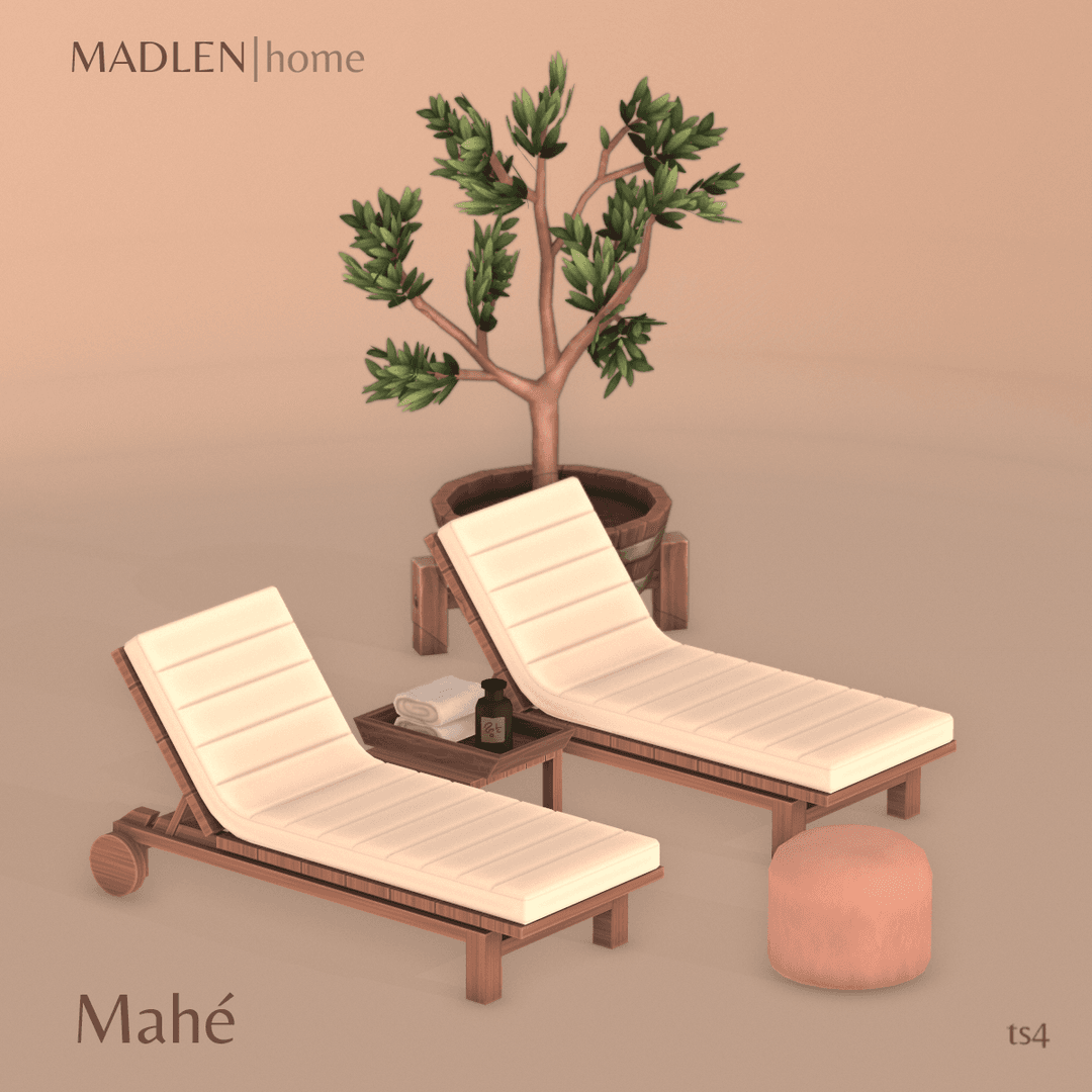 Скриншот мода Мини сет Mahé Lounge Set